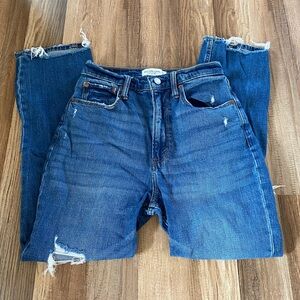 Abercrombie & Fitch High Rise Blue Jeans